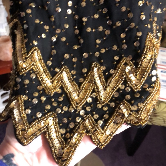 Stunning Vintage Sequin Blouse, Size Medium - Picture 12 of 14